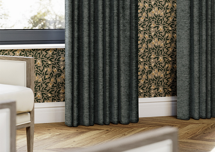 Maurice, Charcoal - Made to Measure Curtains - Image 5